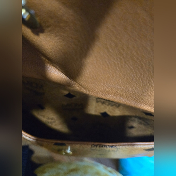 MCM Hobo Bag/Shoulder Bag Cognac Visetos made in Korea - Picture 5 of 13